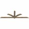 Ekena Millwork Redmond Rough Sawn Timber Gable Bracket, Douglas Fir, 84"W x 28"H x 2"D x 4"F, 8/12 Pitch GBW084X28X0204RED00RDF - alternate 4